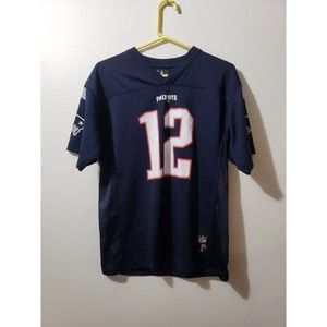 NFL Team Apparel New England Patriots Tom Brady Jersey #12 Youth XL 18 20